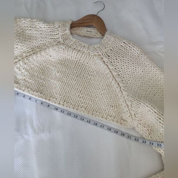 TODAYFUL crop sweater pullover coastal NWOT - Picture 2 of 7